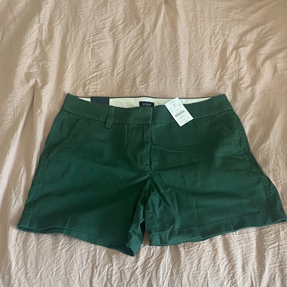 J. Crew Forest Green Women's Cargo Shorts